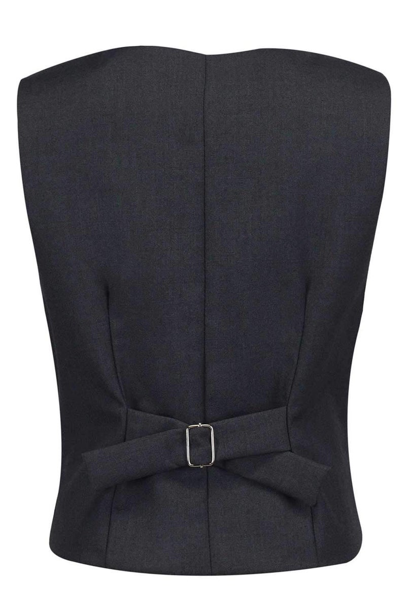 Addneo Suits for Boys,Kids Gray Suit Slim Fit Formal Dress Vest Pants White Shirt Boy Suits Size 12 - Image 2
